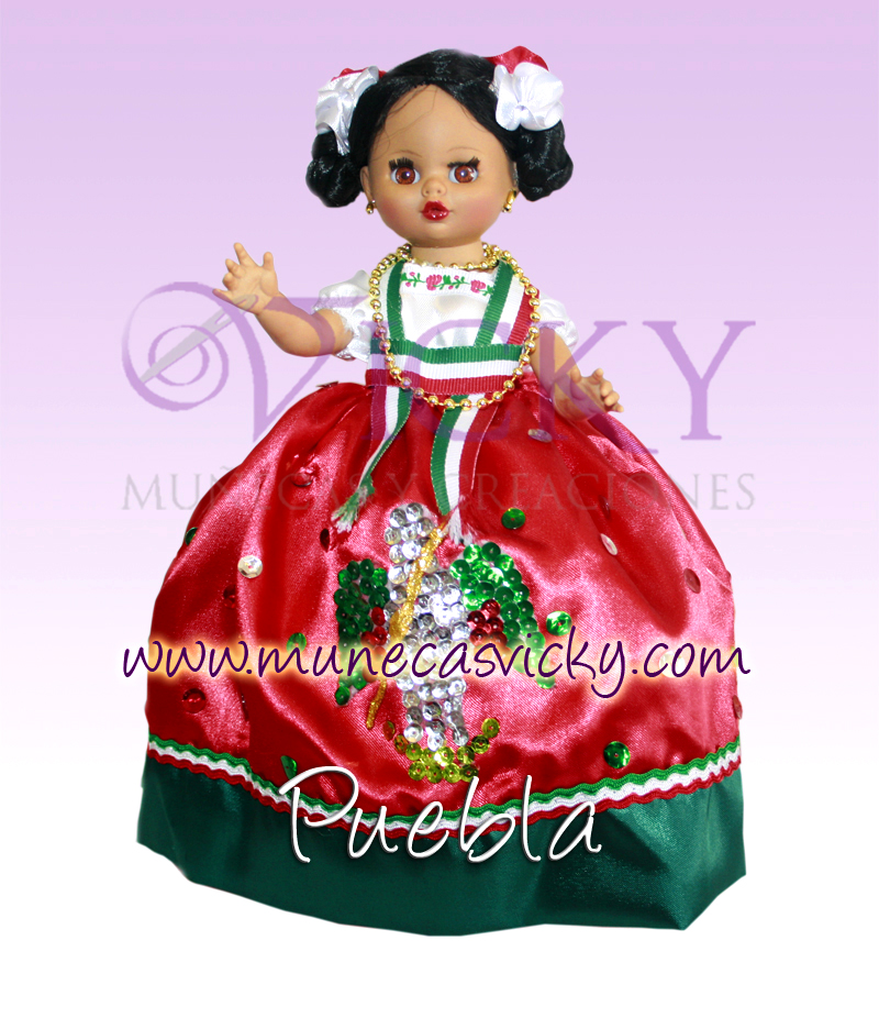 Muñeca Regional Puebla Muñecas Vicky